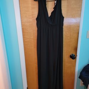 Black maternity jumpsuit